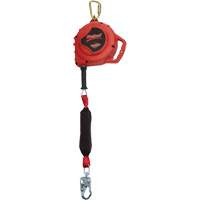 Rebel Self-Retracting Lifeline, 33', Galvanized Steel, Swivel GTA Hardware Inc