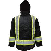Insulated Jacket, Polyester/Polyurethane, Black, Small GTA Hardware Inc