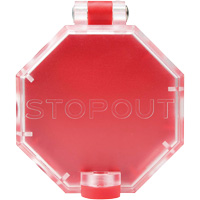 Dispositif de verrouillage polyvalent pour &eacute;quipement pneumatique Stopout GTA Hardware Inc