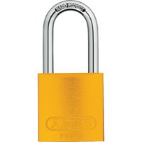 Safety Padlock, Yellow, Keyed Different, Aluminum, 1-1/2" Width GTA Hardware Inc