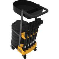 Chariot de transport avec plateau pour barri&egrave;re PLUS, 75' lo, M&eacute;tal, Noir GTA Hardware Inc