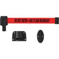 Syst&egrave;me de montage mural pour barri&egrave;re PLUS, Plastique, Fixation par vis, 15', Ruban Rouge GTA Hardware Inc