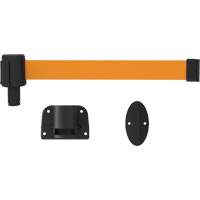 Syst&egrave;me de montage mural pour barri&egrave;re PLUS, Plastique, Fixation par vis, 15', Ruban Orange GTA Hardware Inc
