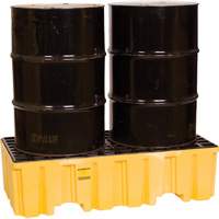 Spill Containment Pallet, 66 US gal. Spill Capacity, 26.25" x 51" x 13.75" GTA Hardware Inc