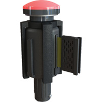 Balise stroboscopique rouge et support pour le syst&egrave;me de barri&egrave;re PLUS, Noir GTA Hardware Inc