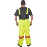 RZ1000 Rain Bib Pants, Polyester, Small, High Visibility Lime-Yellow GTA Hardware Inc
