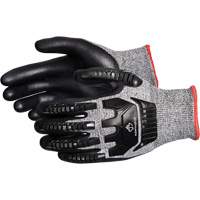 Gants en tricot de composite r&eacute;sistant aux coupures et antichoc TenActiv, 6, Paume en Synth&eacute;tique, Poignet Poignet en tricot GTA Hardware Inc