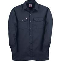 Long-Sleeved Twill Work Shirt, Men's, 4X-Large, Navy Blue GTA Hardware Inc