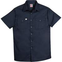 Chemise de travail &agrave; manches courtes en tissu crois&eacute;, Hommes, 4T-Grand, Bleu marine GTA Hardware Inc