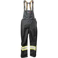 Pantalons &agrave; bavette ignifug&eacute;s Journeyman, Petit, Noir GTA Hardware Inc