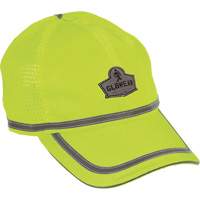 GloWear&reg; 8930 High Visibility Baseball Cap, High Visibility Lime-Yellow, Polyester GTA Hardware Inc
