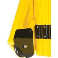 Barri&egrave;re mobile portative, 40" h x 13' lo, Jaune GTA Hardware Inc