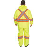 RZ1000 Rain Suit, Polyester, Small, High Visibility Lime-Yellow GTA Hardware Inc