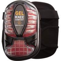 All-Terrain Knee Pads, Hook and Loop Style, Plastic Caps, Gel Pads GTA Hardware Inc