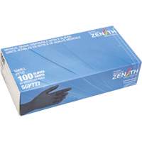 Puncture-Resistant Medical-Grade Disposable Gloves, Small, Nitrile, 5-mil, Powder-Free, Black, Class 2 GTA Hardware Inc
