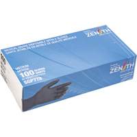 Puncture-Resistant Medical-Grade Disposable Gloves, Medium, Nitrile, 5-mil, Powder-Free, Black, Class 2 GTA Hardware Inc