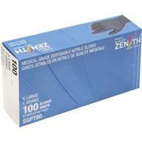 Puncture-Resistant Medical-Grade Disposable Gloves, X-Large, Nitrile, 5-mil, Powder-Free, Black, Class 2 GTA Hardware Inc