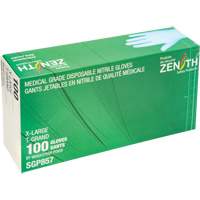 Gants jetables de calibre m&eacute;dical r&eacute;sistants &agrave; la perforation, T-Grand, Nitrile, 3,5 mils, Sans poudre, Bleu, Classe 2 GTA Hardware Inc