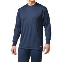 FR Base Layer Long Sleeve T-Shirt, Small, Navy Blue GTA Hardware Inc