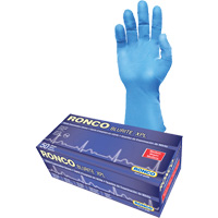Blurite XPL Examination Gloves, Small, Nitrile, 8-mil, Powder-Free, Blue, Class 2 GTA Hardware Inc