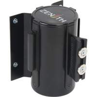 Wall Mount Barrier with Magnetic Tape, Steel, Screw Mount, 7', Blue Tape GTA Hardware Inc