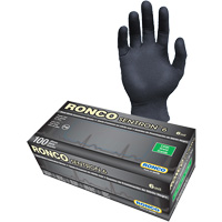 Sentron 6 Disposable Examination Gloves, Small, Nitrile, 6-mil, Powder-Free, Black, Class 2 GTA Hardware Inc