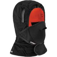 Doublure de casque de s&eacute;curit&eacute; d'hiver trois couches N-Ferno avec cache-bouche, Doublure en Molleton, Taille unique, Noir GTA Hardware Inc