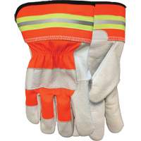 Gants d'ajusteur Flashback, Grand, Paume en Cuir fleur de buffle GTA Hardware Inc