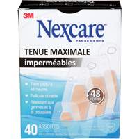 Nexcare Max-Hold Waterproof Bandages, Assorted, Plastic, Sterile GTA Hardware Inc