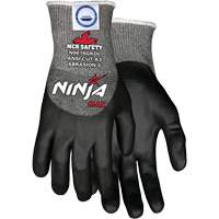 Gants r&eacute;sistant aux coupures Max Ninja, Taille Moyen, Calibre 10, Rev&ecirc;tement Bipolym&egrave;re, Enveloppe en Dyneema, ASTM ANSI niveau A3 GTA Hardware Inc