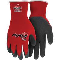 Gants enduits Flex Ninja, Grand, R&ecirc;vetement Latex de caoutchouc, Calibre 15, Enveloppe en Nylon GTA Hardware Inc
