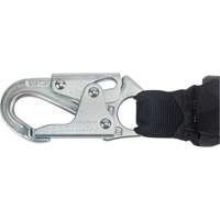 Miller&reg; HP Shock-Absorbing Lanyard, 4', Locking Rebar Hook Center, Locking Snap Hook Leg Ends, Polyester GTA Hardware Inc