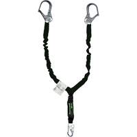 Miller&reg; Arc-Rated Shock-Absorbing Lanyard, 6', Locking Snap Hook Center, Locking Snap Hook Leg Ends, Kevlar&reg; GTA Hardware Inc