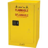 Flammable Storage Cabinet, 12 gal., 1 Door, 23" W x 35" H x 18" D GTA Hardware Inc