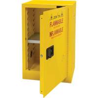 Flammable Storage Cabinet, 12 gal., 1 Door, 23" W x 35" H x 18" D GTA Hardware Inc