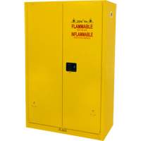 Flammable Storage Cabinet, 45 gal., 2 Door, 43" W x 65" H x 18" D GTA Hardware Inc
