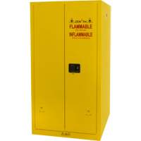 Flammable Storage Cabinet, 60 gal., 2 Door, 34" W x 65" H x 34" D GTA Hardware Inc