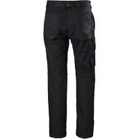 Oxford Service Pants, Poly-Cotton, Black, Size 30, 30 Inseam GTA Hardware Inc