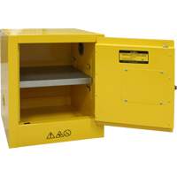 Flammable Storage Cabinet, 4 gal., 1 Door, 17" W x 22" H x 18" D GTA Hardware Inc