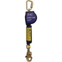 Nano-Lok Extended Length Self Retracting Lifeline, 10', Dyneema&reg;, Swivel GTA Hardware Inc