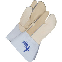 One-Finger Leather Mitts, Grain Cowhide, Size 9 GTA Hardware Inc