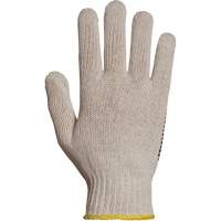 Gant en tricot avec pois de PVC Sure Grip, Poly/coton, Un c&ocirc;t&eacute;, Calibre 7, T-petit GTA Hardware Inc
