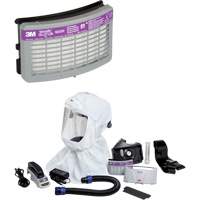 Versaflo Easy Clean PAPR Kit, Loose Fitting Hood & Faceshield, Lithium-Ion Battery GTA Hardware Inc