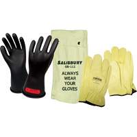 Salisbury  Electrical-Insulating Glove Kit, ASTM Class 0, Size 9, 11" L GTA Hardware Inc
