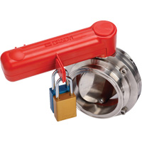 Dispositif de cadenassage pour poign&eacute;e de tirage, Type Papillon GTA Hardware Inc