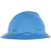 V-Gard&reg; GREEN Slotted Full Brim Hard Hat, Meets CSA Type 1, Ratchet Suspension GTA Hardware Inc