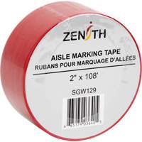 Ruban pour marquage d'all&eacute;es, 2" x 108', PVC, Rouge GTA Hardware Inc