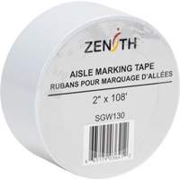 Ruban pour marquage d'all&eacute;es, 2" x 108', PVC, Blanc GTA Hardware Inc