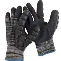 Anti-Impact Coated Hammer Gloves, 8/Medium, Synthetic Palm, Elastic Cuff GTA Hardware Inc