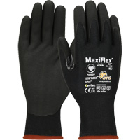 Gants compatibles avec les &eacute;crans tactiles ATG MaxiFlex Cut, Taille T-petit, Calibre 15, Rev&ecirc;tement Mousse de nitrile, Enveloppe en Polyester/Kevlar, ASTM ANSI niveau A4/EN 388 niveau 3/EN 388 niveau D GTA Hardware Inc